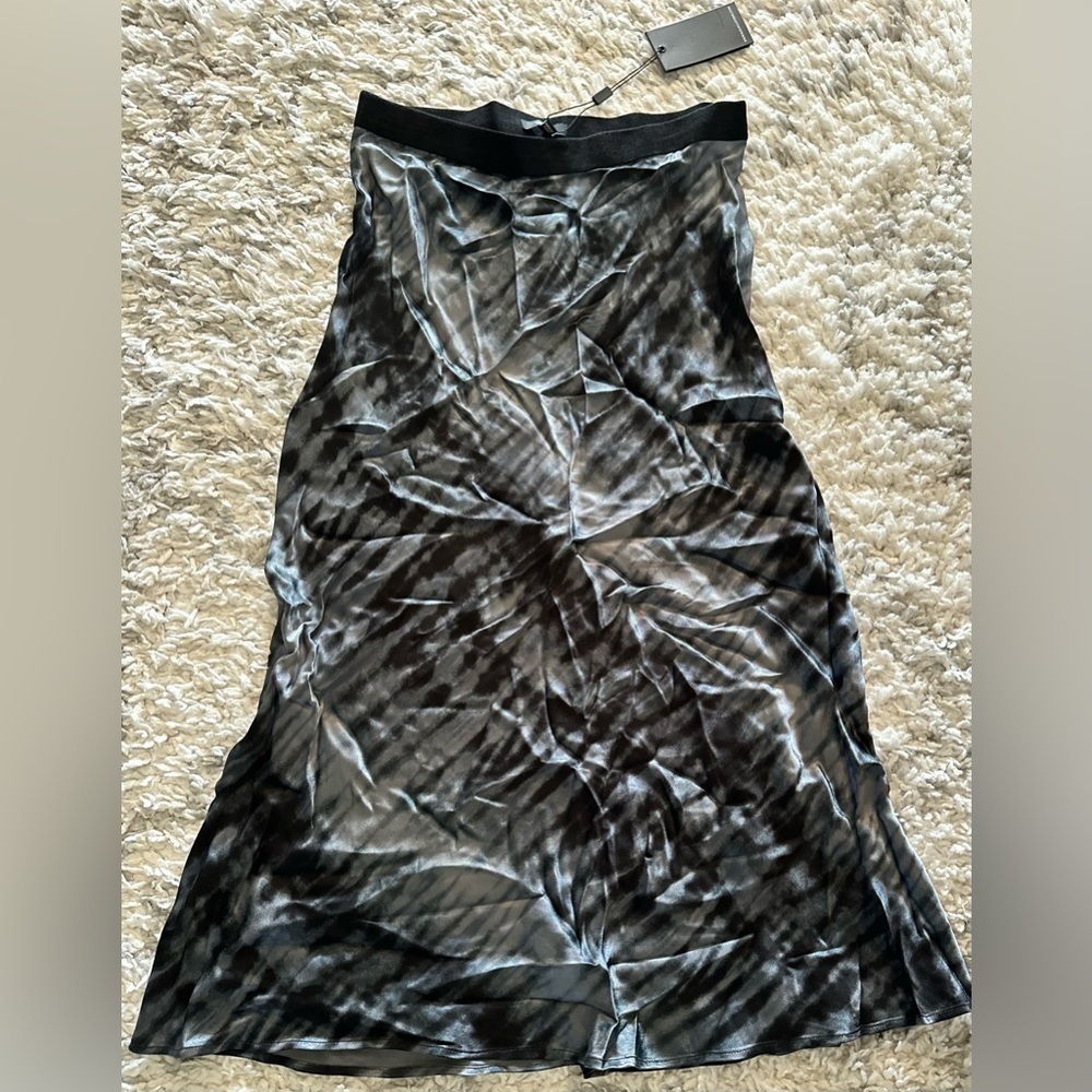 ‼️RARE‼️🎸RAILS🎸🔥NWT🔥Berlin Midi Skirt in Black Tide— S - Picture 9 of 15